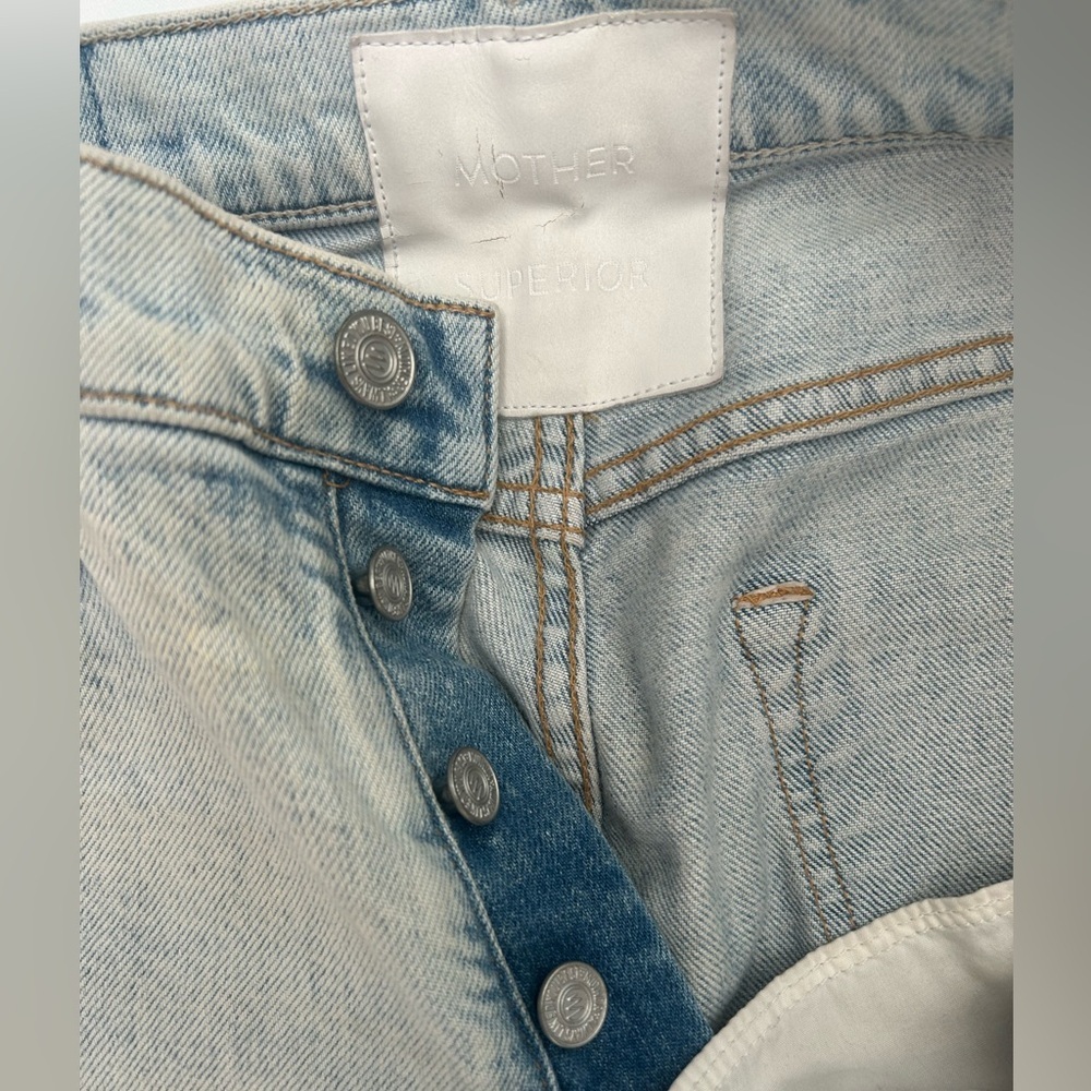 MOTHER SUPERIOR Tomcat Ankle Fray Jeans in Saved by the Bell - Picture 6 of 6